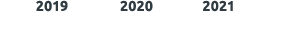  2019 2020 2021 